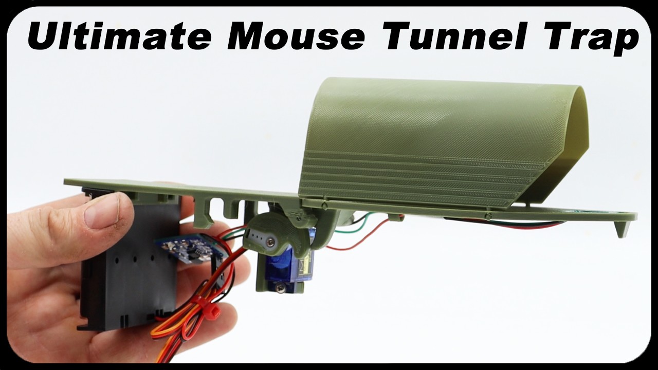 The New Ultimate Mouse Tunnel Trap Is Awesome 3D Printed Mouse Trap Mousetrap Monday