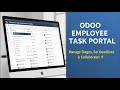 Employee Tasks management Portal | Update task from Portal | Portal in Odoo | Irfan Ullah