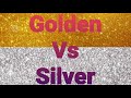 GOLDEN vs SILVER  Dress , heels , nails , Rings etc.....