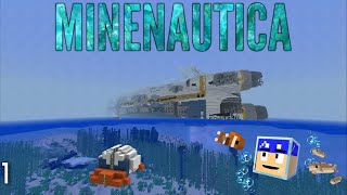 MINECRAFT BUT IT'S ALSO SUBNAUTICA | Minenautica Ep 1 screenshot 1