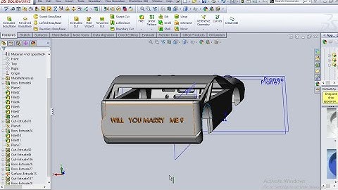 How TO ADD TEXT OR LOGO ON A SURFACE  SOLIDWORKS