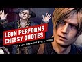 Leon actor reads cheesy resident evil 4 quotes