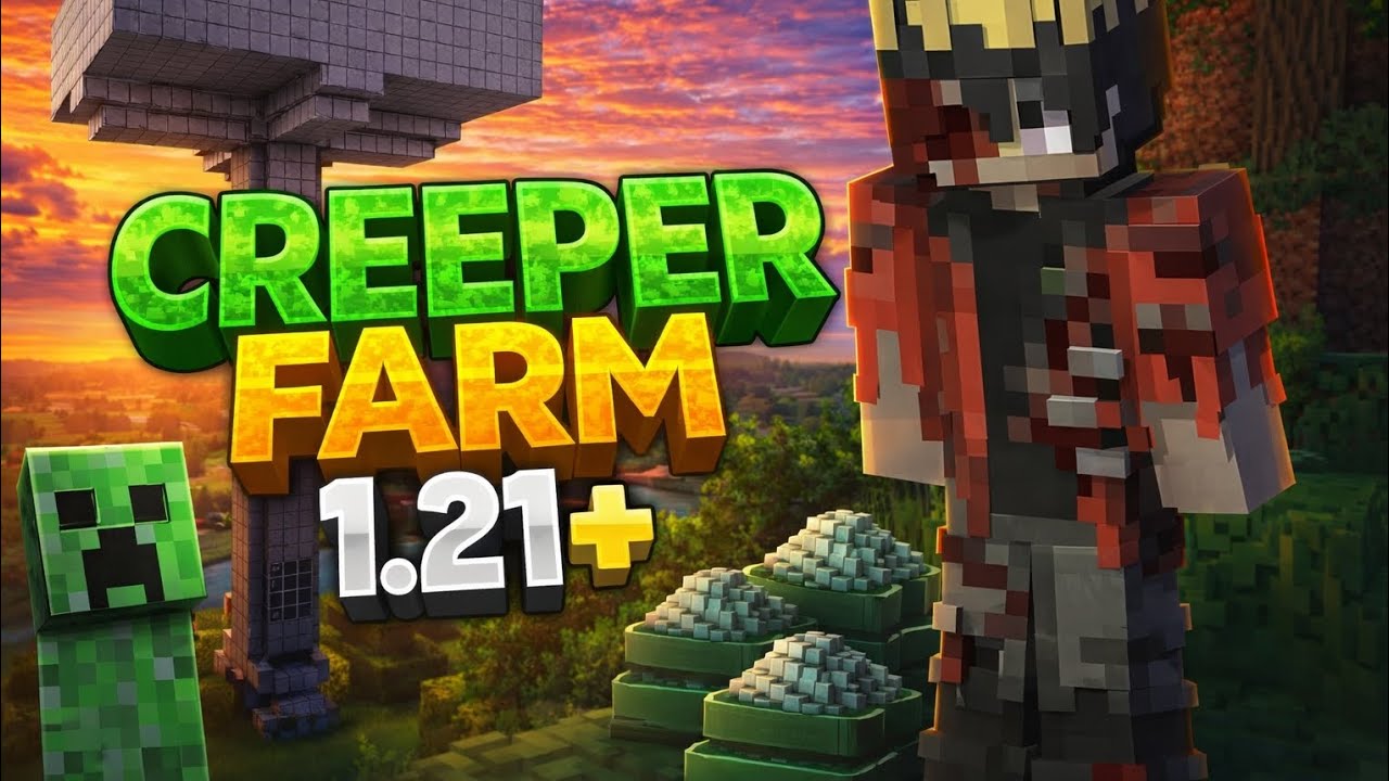 Small efforts big results | creeper farm for bedrock and pe