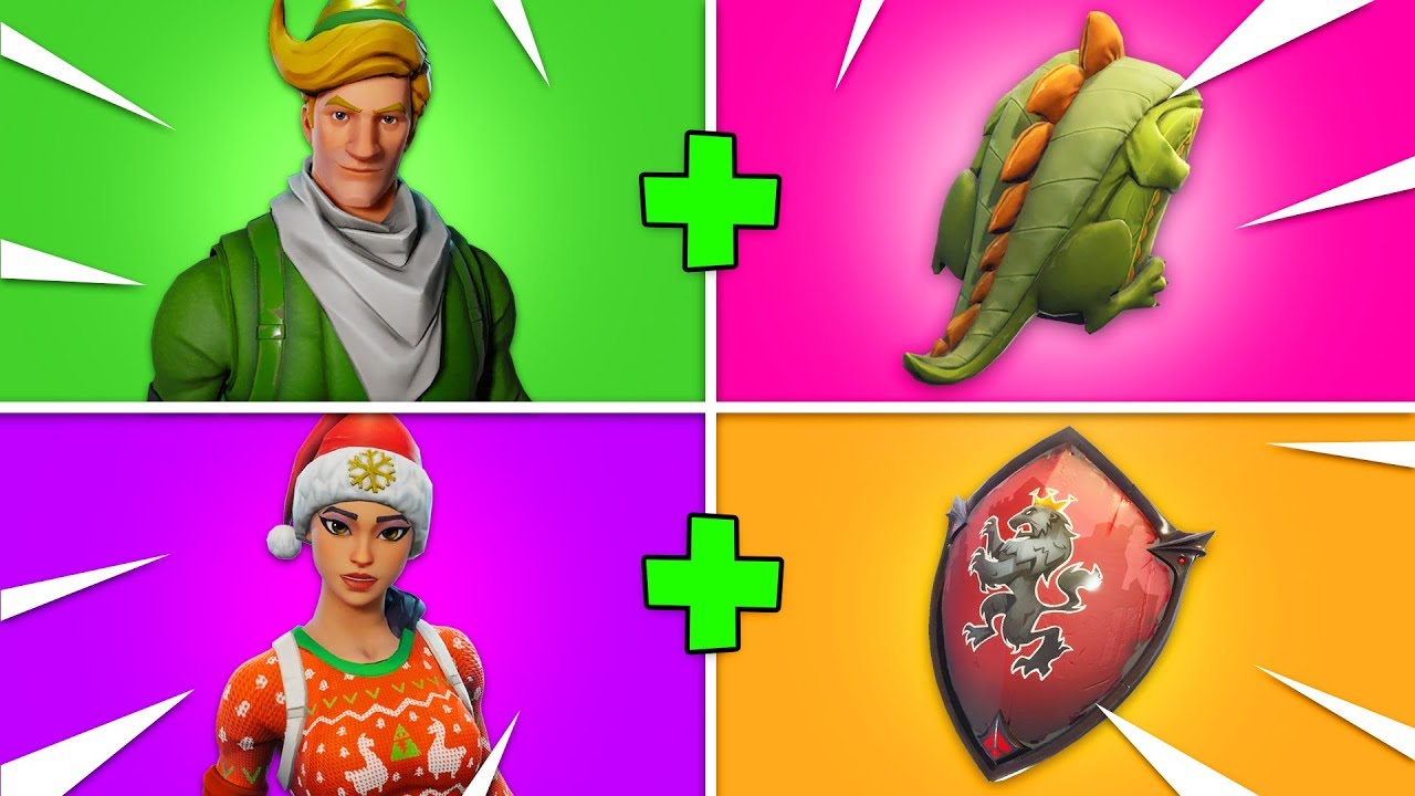 10 BEST CHRISTMAS SKIN + BACKBLING COMBOS in Fortnite! (Best OG combos)