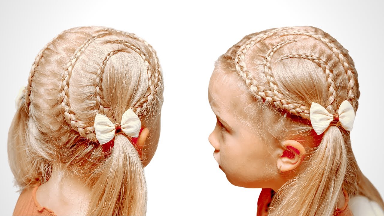 Красивые детские прически для девочек на длинные волосы с пошаговым фото