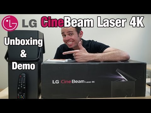LG CineBeam 4k Projector HU80KA - Unboxing Overview &amp; Demo