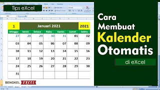 Cara Membuat Kalender Otomatis | Tutorial Excel - Bengkel Excel screenshot 1