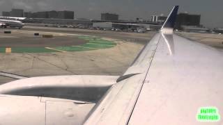 United P.S 757-200 Amazing Business Class Takeoff from Los Angeles International Airport!