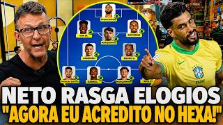 🚨CRAQUE NETO RASGA ELOGIOS AO VIVO! "AGORA EU ACREDITO NO HEXA!"