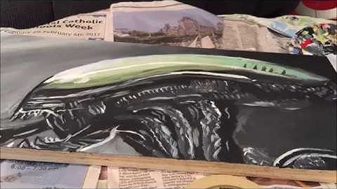 Xenomorph Painting timelapse video