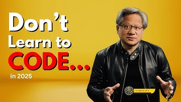 "LEER niet coderen, leer dit IN PLAATS DAARVAN..." NVIDIA CEO Jensen Huang ONTHULT