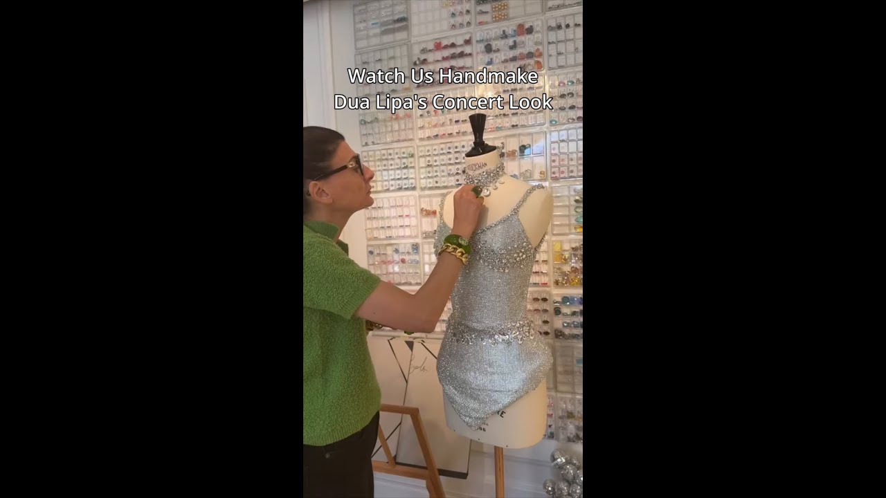 Making Of Dua Lipa's Crystallized Bodysuit | Swarovski