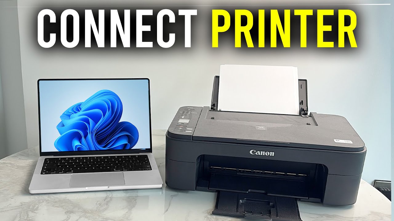 How To Connect Wireless Printer To Laptop or PC - Step By Step - YouTube