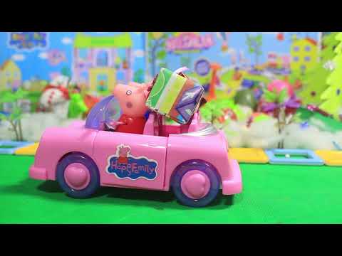 Subin TV : Toy City Pepa Pig Toys House Playset for Kids and Children Peppa toys Episodes English