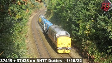 The Beginning of RHTT Season! | DRS 37419 + 37425 on RHTT Duties at Hornbeam Park | 1/10/22