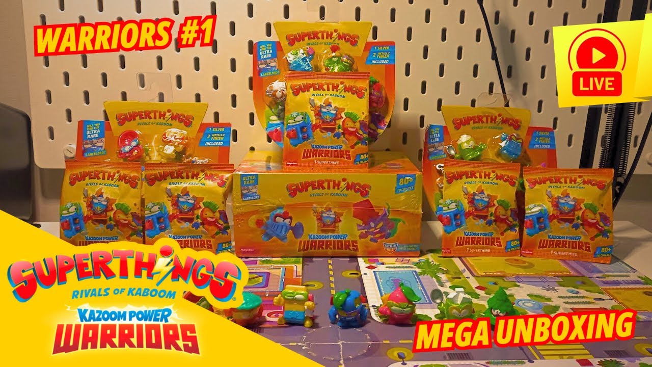⚡Superthings Kazoom Power Warriors Mega Unboxing⚡