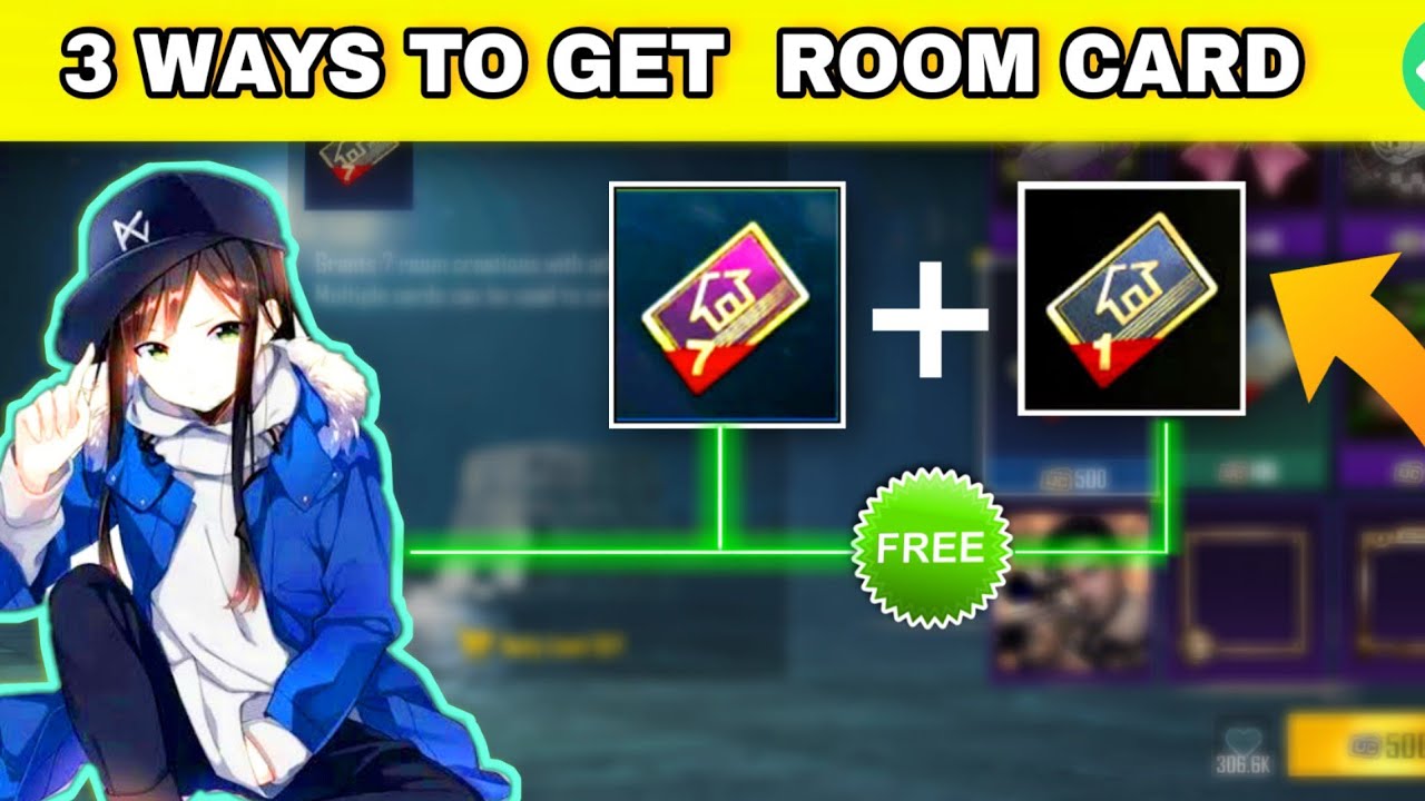 HOW TO GET FREE ROOM CARD IN PUBG MOBILE | 3 WAYS TO GET ROOM CARD 100 % WORKING TRICK 2021