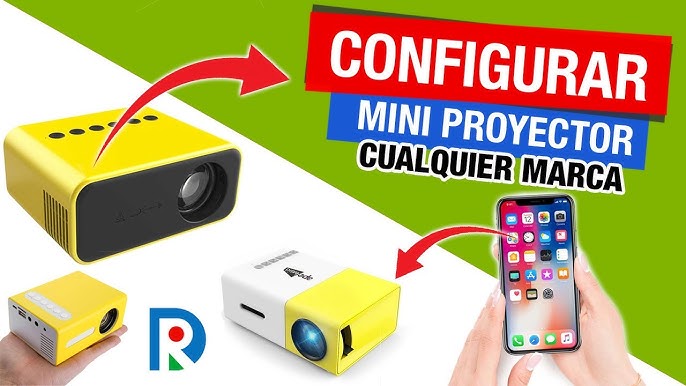 Yt500 Mini proyector Smart TV Wifi Cine en casa portátil Sincronización de  batería Teléfono Beamer Proyectores LED Comptiable con películas 4k