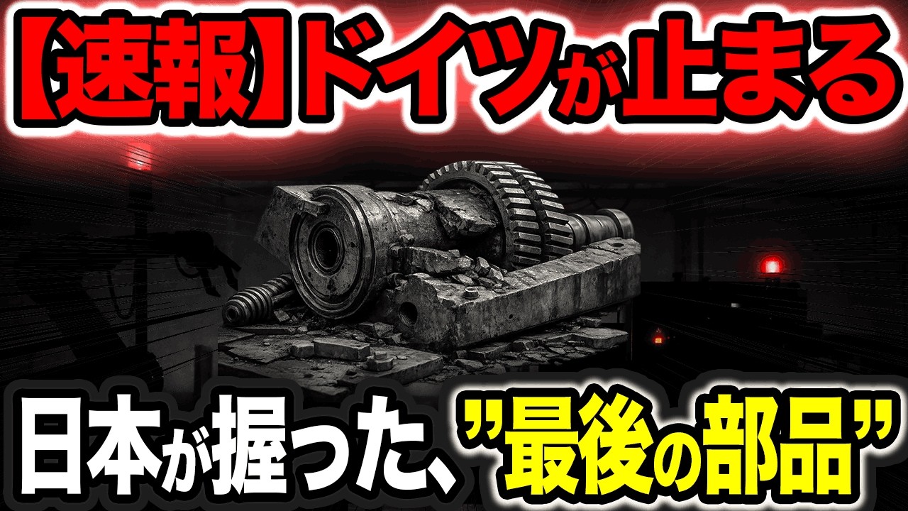 ドイツが止まった。本当の原因は“日本の最後の部品”だった【ゆっくり解説】【ゆっくり解説】