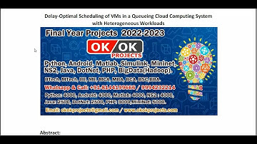 Delay Optimal Scheduling of VMs in a Queueing Cloud Computing System with Heterogeneous Workloads