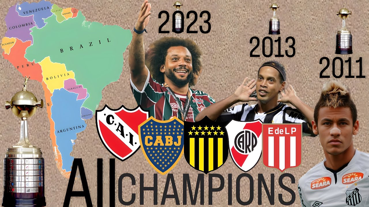 جميع ابطال كوبا ليبرتادوريس عبر التاريخ