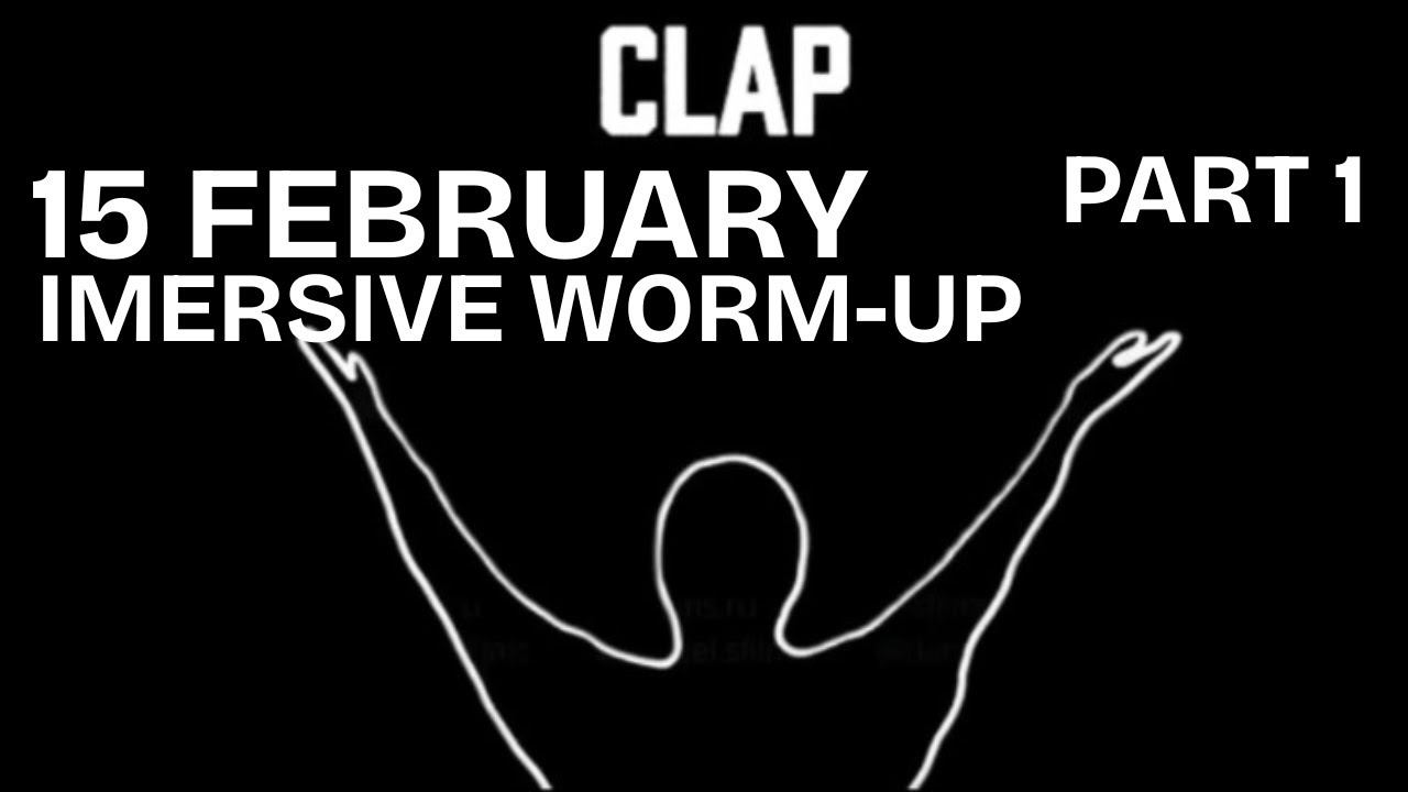 Imersive interactive warm up DANCE  | INTERACTIVE WORKOUT |  WITH ME