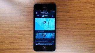 INRIX Traffic 5.0: How to Set Saved Places screenshot 5