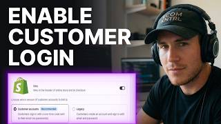 How to Enable Customer Accounts in Shopify (2026) | Customer Settings