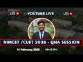 NIMCET / CUET 2026 QNA Session | MCA at NIT's | Yash Agarwal