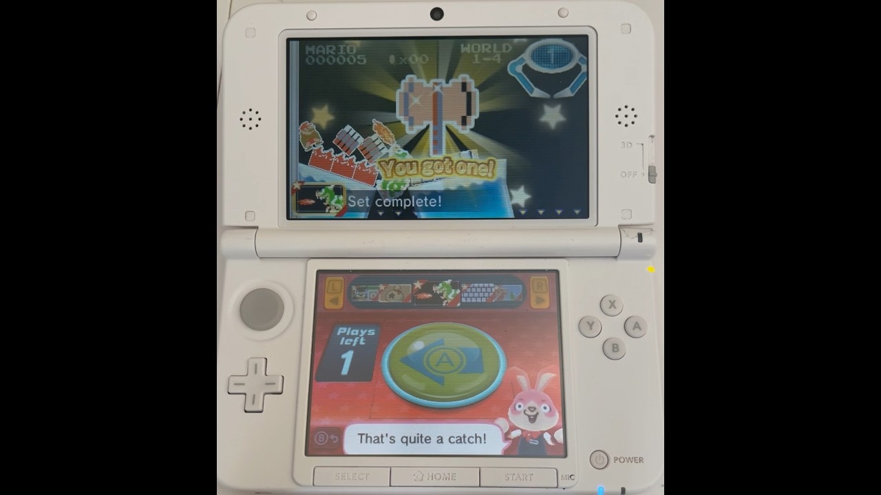 Nintendo Badge Arcade Post eShop closure — Super Mario Bros. (Bowser) Catcher: Axe in one play