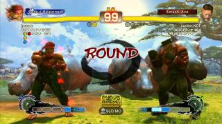 SSF4 AE: jyunao (Evil Ryu) vs jupiter KOF (Dudley) - Ranked Match (720p HD)