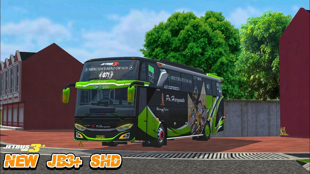 MOD BUSSID TERBARU | JB3+ SHD FULL ANIIM & FULL STROBO