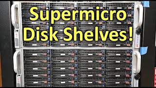 Supermicro 45-Bay Jbod Disk Shelf Upgrade, Running 105 Hard Drives