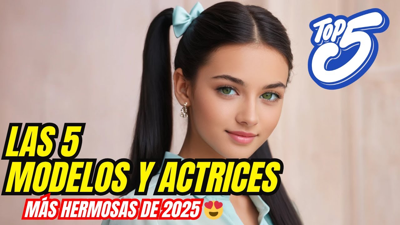 🔥Top 5 Modelos y Actrices Jóvenes MÁS Hermosas del 2025 😍✨ | ¡Belleza, Talento y Fama!
