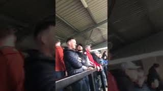 Chorley fans yesterday against Southport