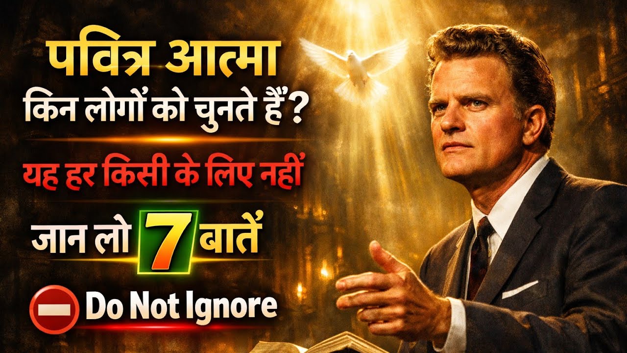 पवित्र आत्मा किन लोगों को चुनते हैं यह हर किसी के लिए नहीं जान ले यह 7 बातों को जान ले #billygraham 