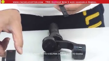 www.cnchelicopter.com TRD 2015 Gopro3 Gopro4 new 3 axis handheld gimbal installing video