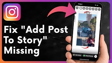 How To Fix Add Post To Story Missing On Instagram