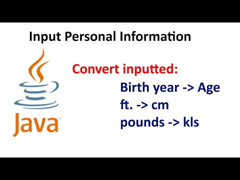 Personal Information in Java