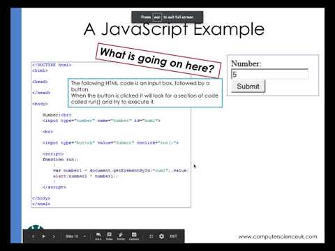 Lesson 2 HTML and JavaScript