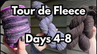 Tour de Fleece 2026 Vlog Days 4-8