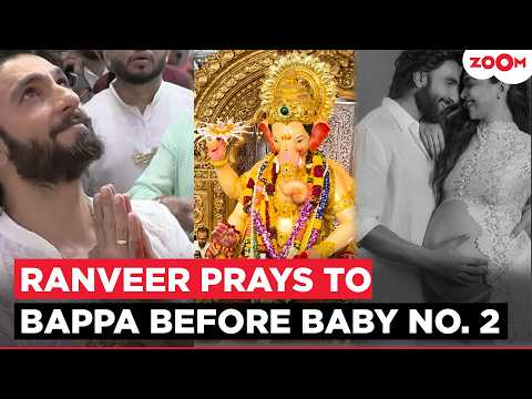 Ranveer Singh VISITS Lalbaugcha Raja ahead of welcoming 2nd baby with Deepika Padukone; Video VIRAL!