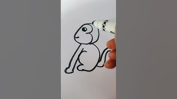 Turn Number 3 into a Monkey! 🐒 Fun Drawing Idea” #sorts #animals #monkeydrawing#5littlemonkeys