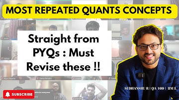 CAT QA Goldmine: 10 PYQ Concepts That Repeat Every Year (2017–24) | Guaranteed Score Boost