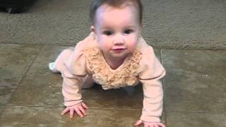 Lilly's first REAL crawl  6 months old 3/15/2012
