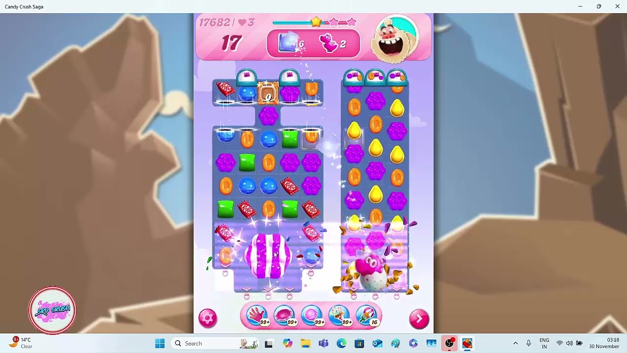Candy Crush Saga Level 17682