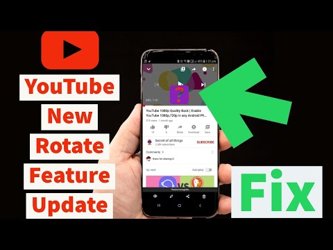 How To Get Full Landscape Mode Youtube Horizontal Position Android?