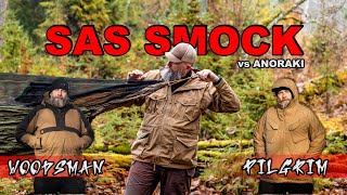 Bushcraft jackets: #helikontex SAS SMOCK vs anoraks: Woodsman & Pilgrim