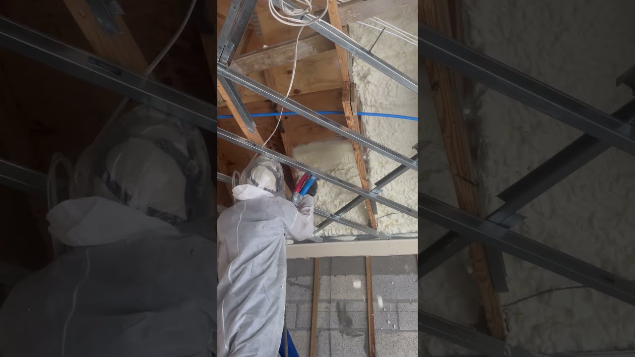 How to install Spray Foam insulation on home project!