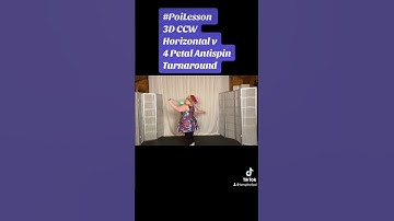 Pt8 Poi 3D CCW Horizontal v 4 Petal Antispin Turnaround #español #PoiTutorial #PoiDance